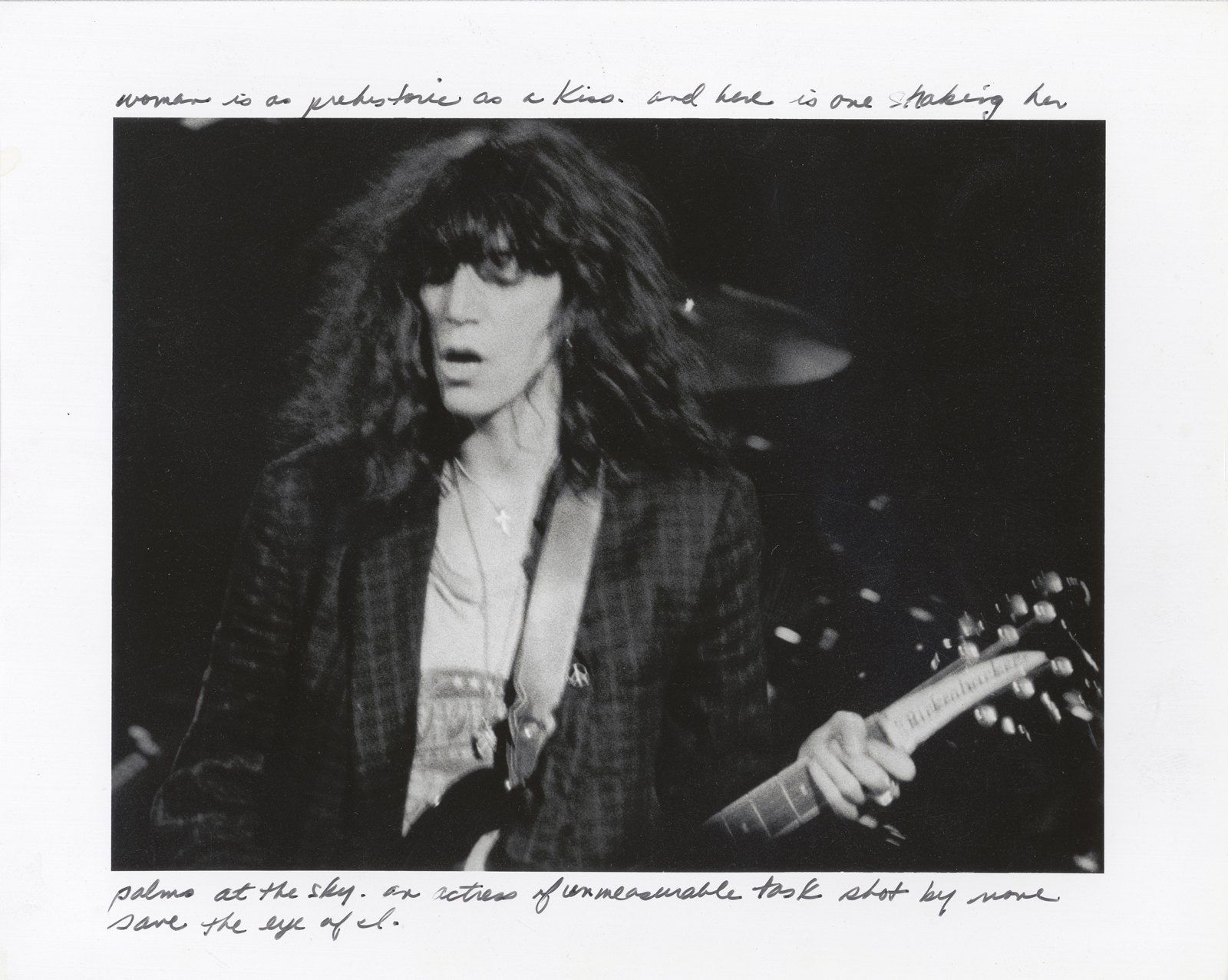 Portraits — media?path=galleries%2Fportraits%2F23 pattismith woman is as prehistoric as a kiss 1978