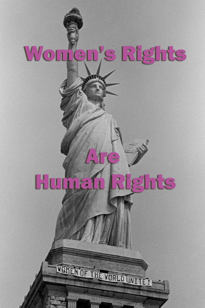 The Personal is Political — 09 women srights are human rights poster 2017