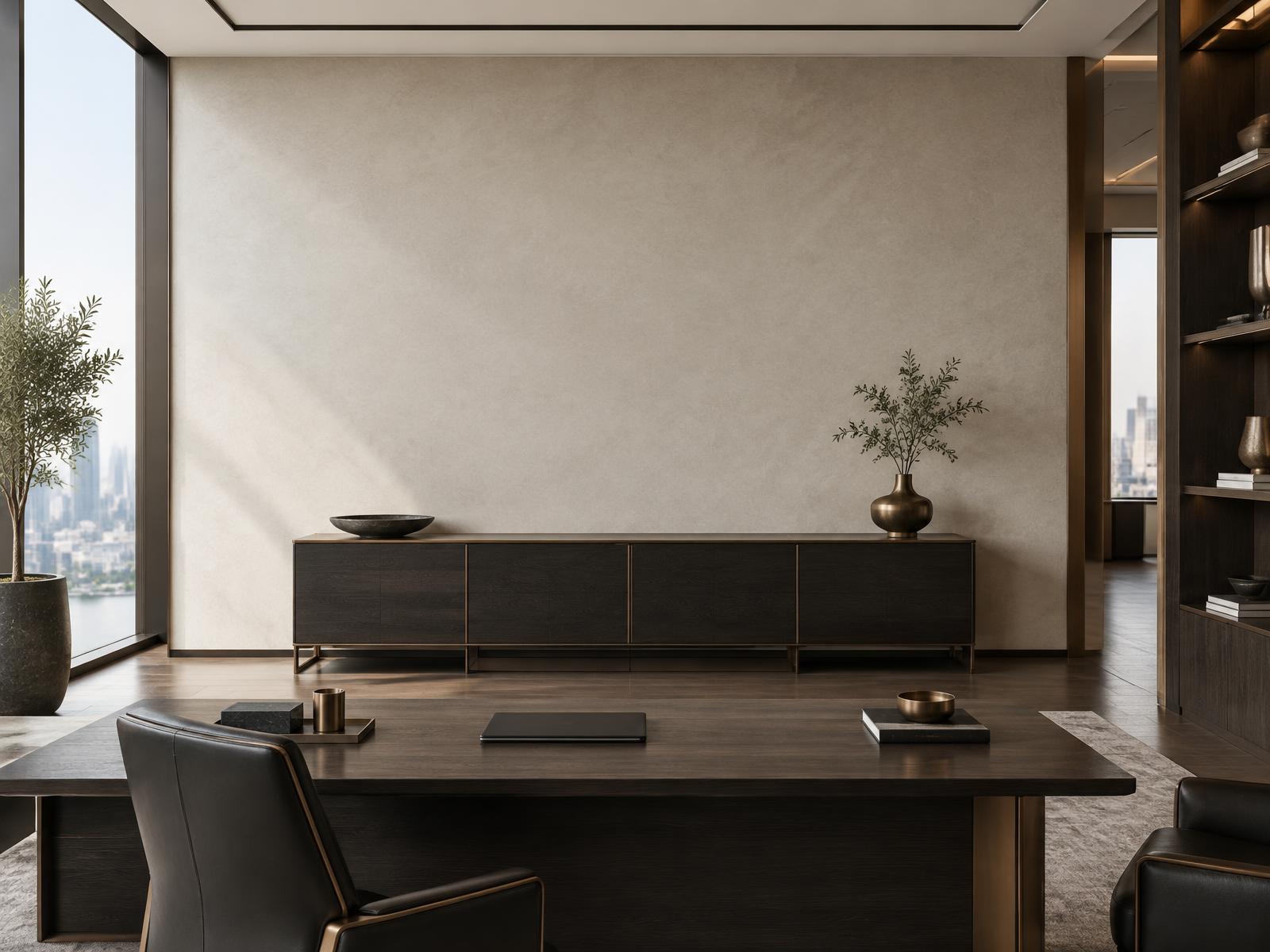 FAUST’S STUDY shown in a executive office